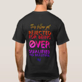 T-shirt foncé : sur qualifié (Dos)