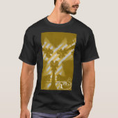 T-Shirt foncé Tri Trees (Jaune) (Devant)