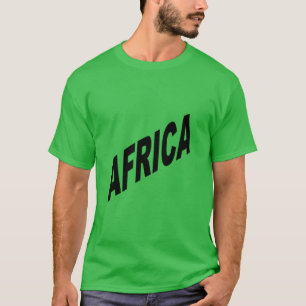 T-shirt foncé vert trèfle AFRIKA