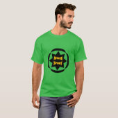 T-shirt foncé vert trèfle SOLEIL AFRICA SPORT (Voorkant volledig)
