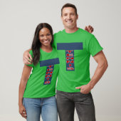 T-shirt foncé vert trèfle TENNIS (Unisexe)