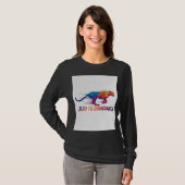 T-shirt Foncez vers la domination (Devant entier)