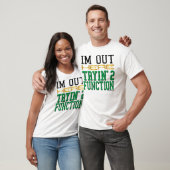 T-shirt Fonction - vert et or (Unisexe)
