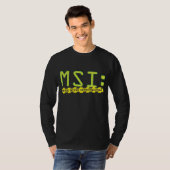 T-shirt Fonctionnaire MSI : Longue douille de logo (Devant entier)