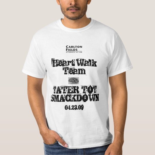 T-shirt Fonctionnaire T de l'équipe TTT Smackdown de (Devant)