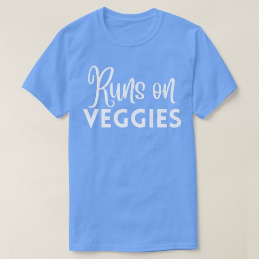T-shirt Fonctionne avec des légumes Vie végétarienne Migno (Design devant)