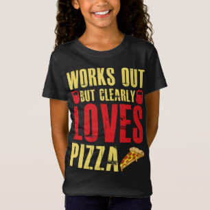 T-Shirt Fonctionne Mais aime Clairement Pizza Cuisine