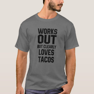 T-shirt Fonctionne Mais aime Clairement Tacos Funny Tank C