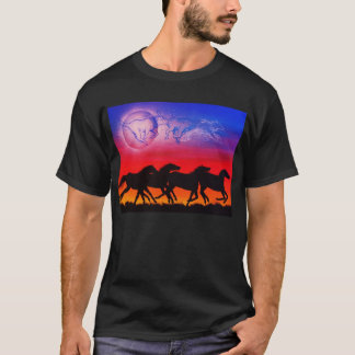 T-shirt Fonctionnement avec la lune