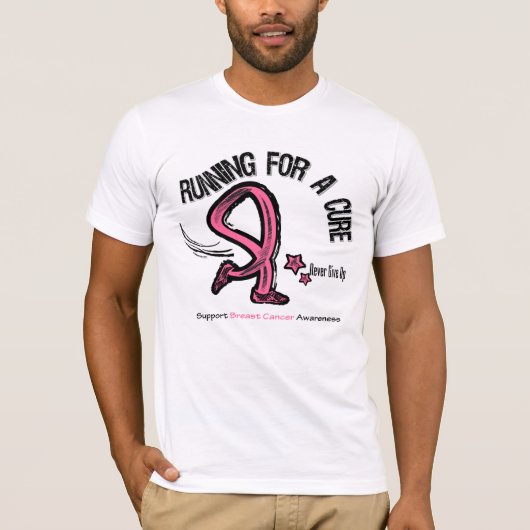 T-shirt Fonctionnement pour un cancer du sein de (Devant)