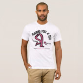 T-shirt Fonctionnement pour un cancer du sein de (Devant entier)