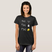 T-shirt Fonctions Math Enseignant Enseignement École C (Devant entier)