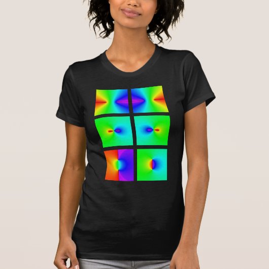 T-shirt fonctions trigonométriques inverses dans le plan (Devant)