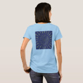 T-shirt Fond circulaire binaire (Dos entier)