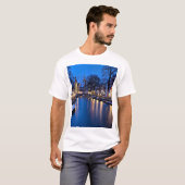 T-shirt Fond d'écran de nuit Amsterdam-67657 (Devant entier)