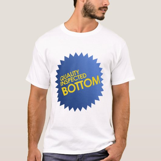 T-shirt Fond inspecté de qualité (Devant)