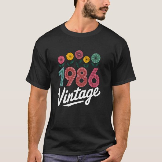 T-shirt Fond noir impression blanche (Devant)