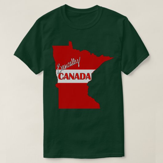 T-shirt Fondamentalement Canada (Design devant)