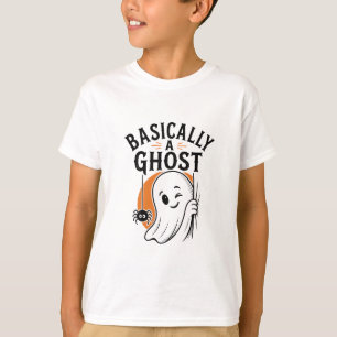 T-shirt Fondamentalement un fantôme Drôle d'Halloween Clin