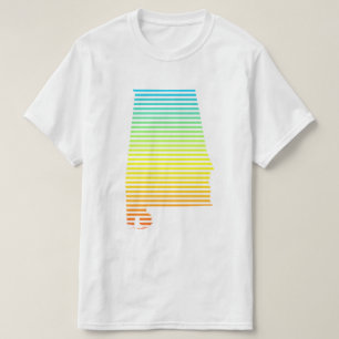 T-shirt fondu de refroidissement de l'alabama