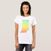 T-shirt fondu de refroidissement de l'inde (Devant entier)