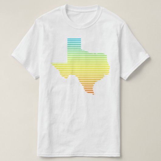 T-shirt fondu de refroidissement texas (Design devant)