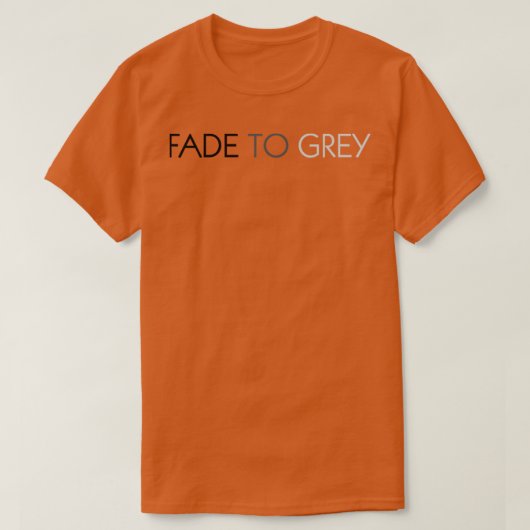 T-shirt Fondu en gris (Design devant)