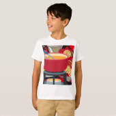 T-shirt Fondue de fromage (Devant entier)