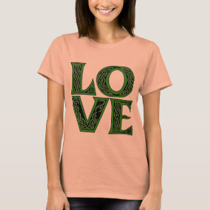 T-shirt Font Celtique LOVE