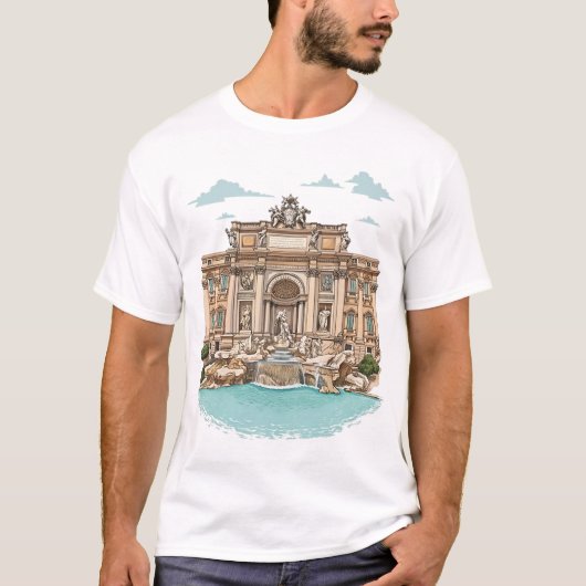 T-shirt FONTaine de TREVI (Devant)