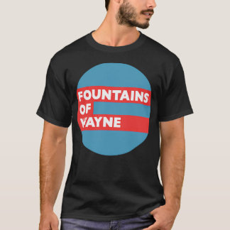 T-shirt Fontaines de Wayne Red White