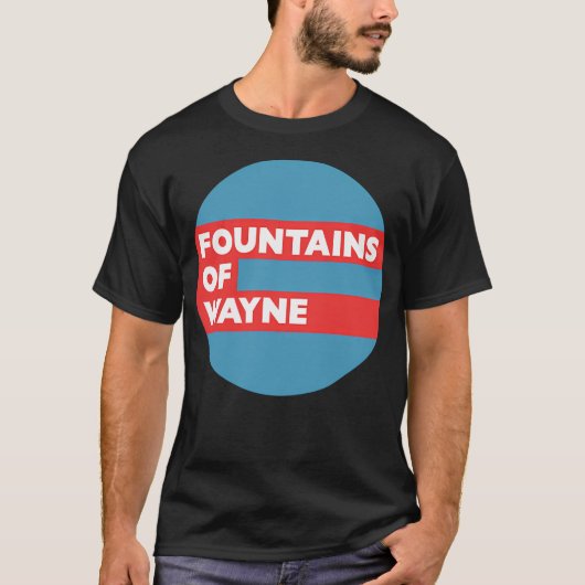 T-shirt Fontaines de Wayne Red White (Devant)