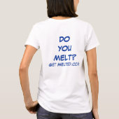 T-shirt FONTE R bleu (Dos)