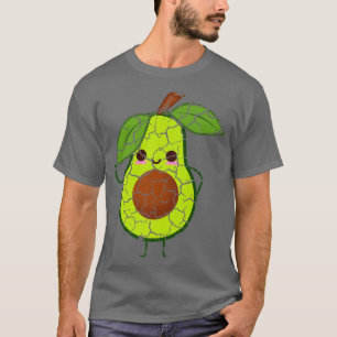 T-shirt Food cooking foodie Avocado Distressed