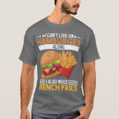 T-shirt Food Lifestyle Meaty Burger Food Lovers Gifts Idea (Devant)