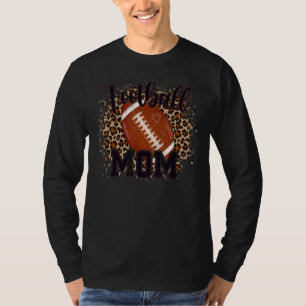 T-shirt Foot Maman Leopard Mother's Day Mothers Women Ma