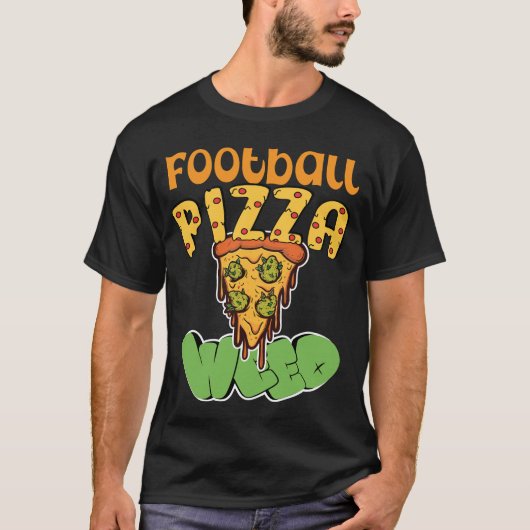 T-Shirt Foot Pizza Herbe (Devant)