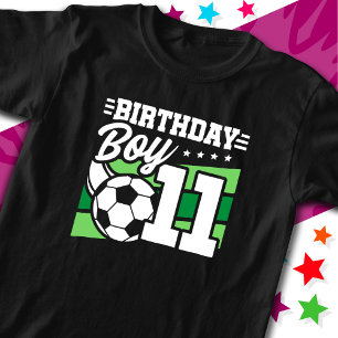 T-shirt Football 11 ans Football Enfants 11e anniversaire 
