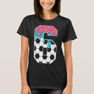 T-shirt Football 6 ans glace qui coule jeunesse 6e anniver