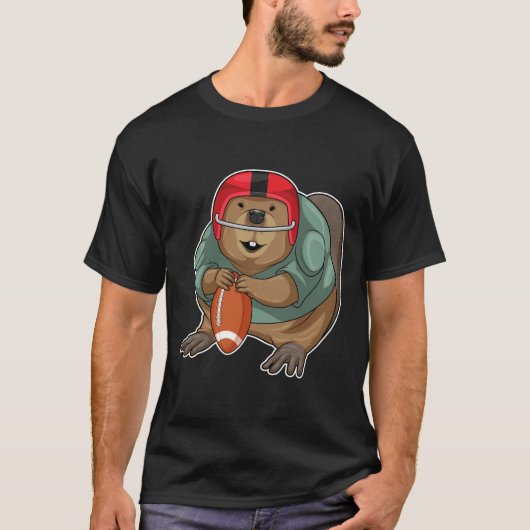 T-shirt Football américain Beaver (Devant)