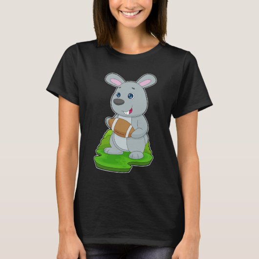 T-shirt Football américain de lapin (Devant)