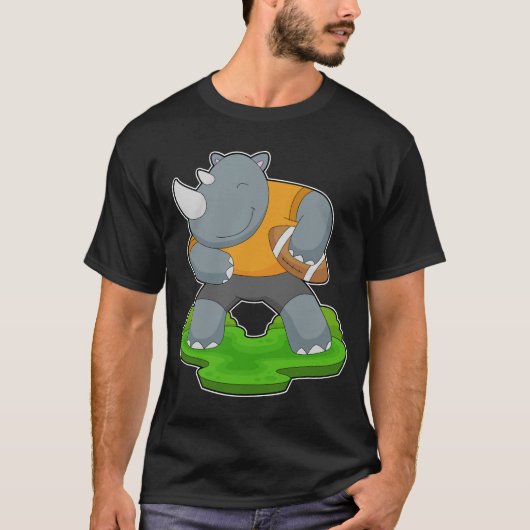 T-shirt Football américain de Rhino (Devant)