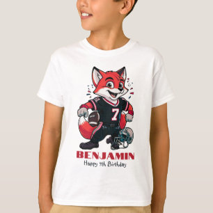 T-shirt Football américain Fox Garçons 7e anniversaire B
