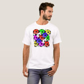 T-shirt Football américain multicolore (Devant entier)