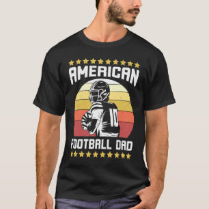 T-shirt Football Américain Papa Quaterback Kicker Pour Les