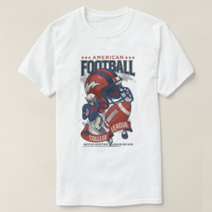 T-shirt Football américain universitaire