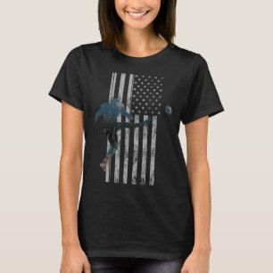 T-shirt Football American Flag USA Team Cadeau Kicker