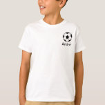 T-shirt Football Andre Futebol<br><div class="desc">Bola de futebol com nome do seu pequeno jugador ou Benfiquista. Pelota de futebol en una camiseta para nino. El nombre del nino o jugador puede ser cambiado. Estilos de jerseys/camisas para venta en varios estilos, colores y tamanos. T-shirt noir et blanc avec un petit ballon de football sur le...</div>