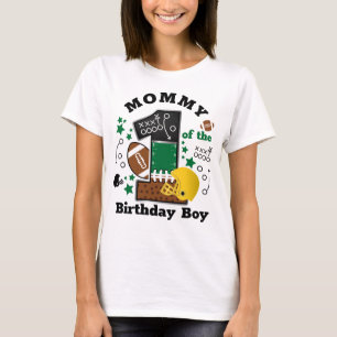 T-shirt Football Anniversaire Momie du premier anniversair