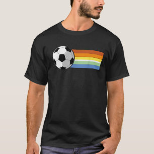 T-shirt Football arc-en-ciel